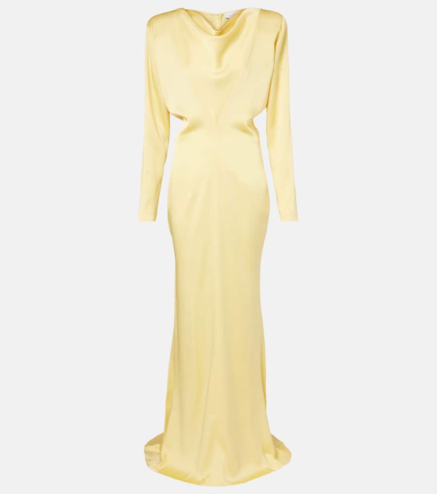 Satin gown