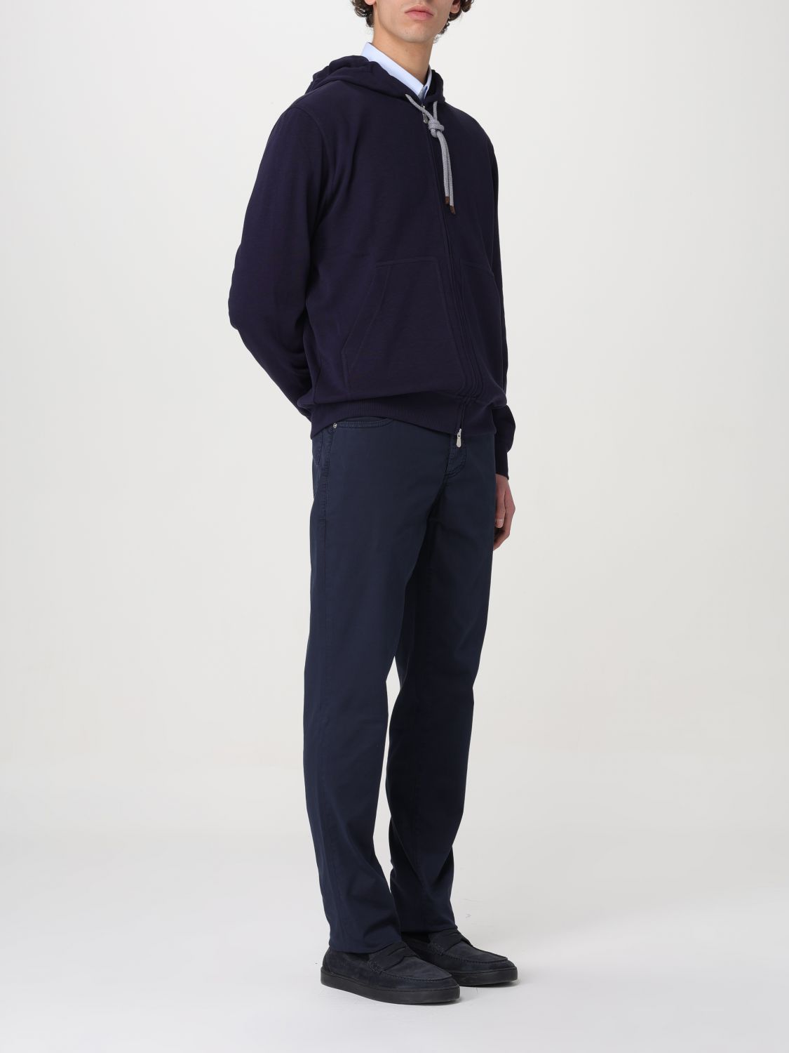 Pants Men color Blue