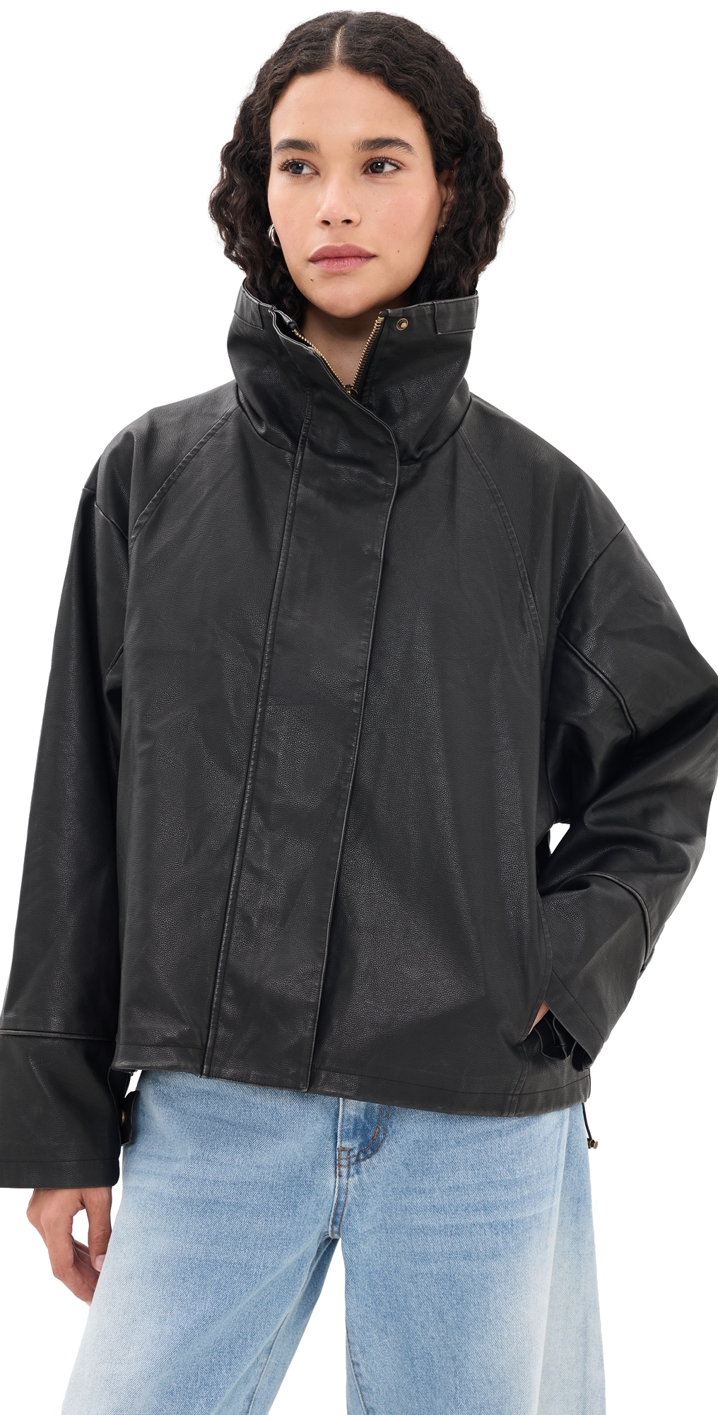 Shoreline Funnel Jacket Noir