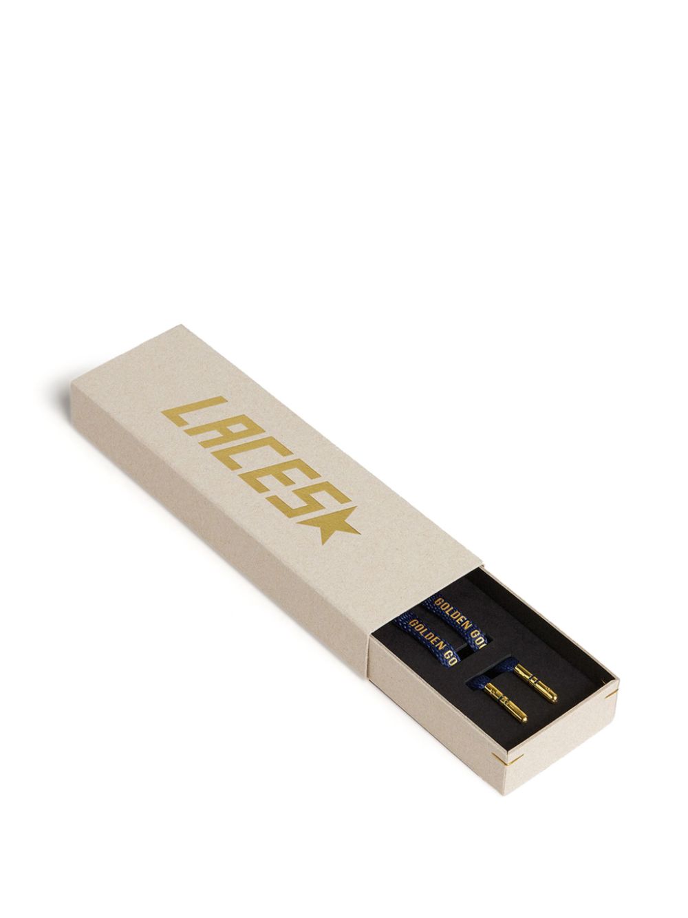 Logo-print shoe laces - Blue