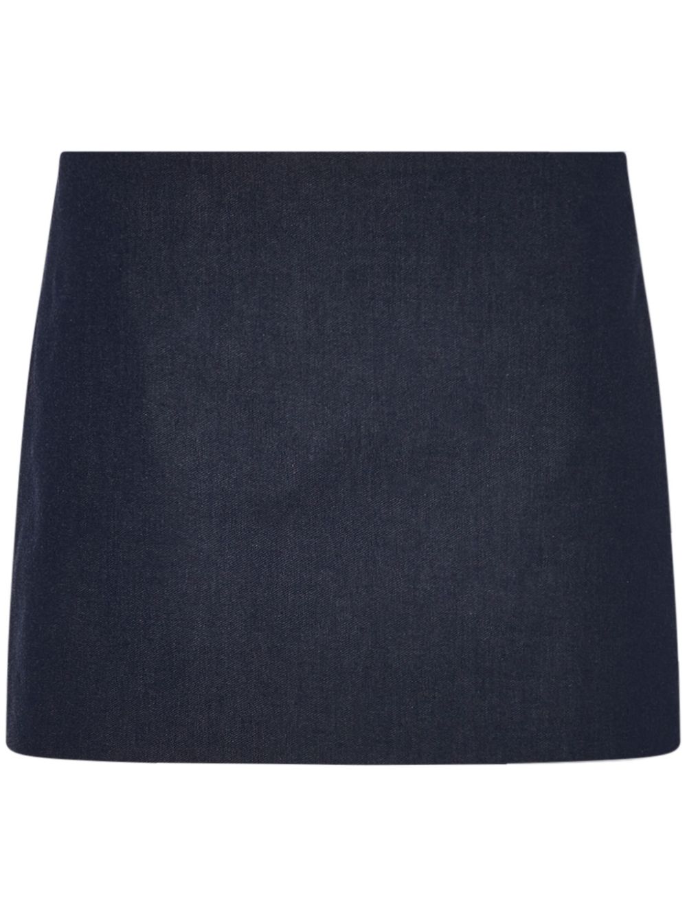 Twill mini skirt - Blue