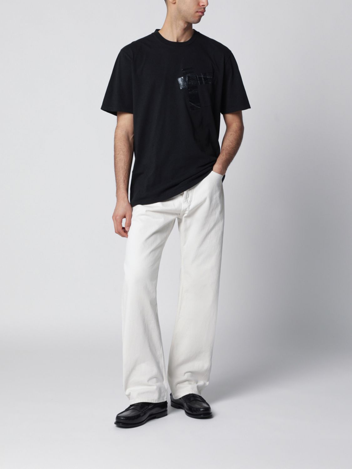 Jeans Men color White