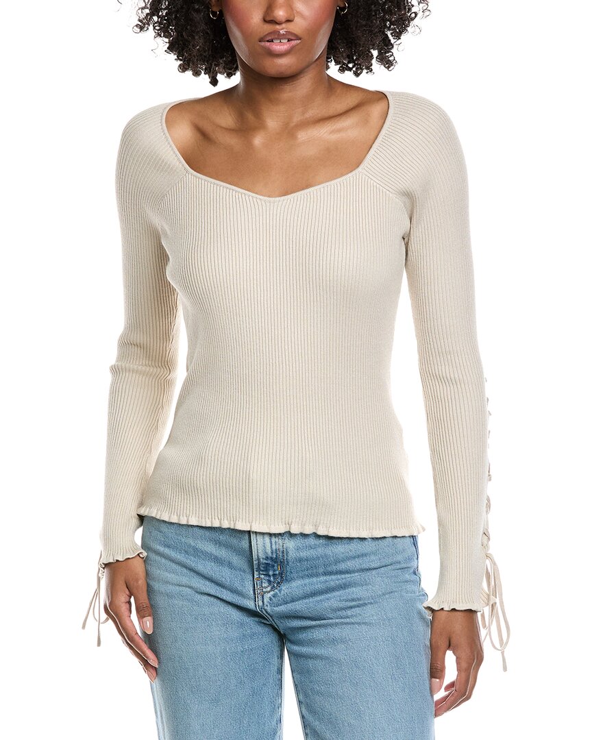 Tie Sleeve Sweater