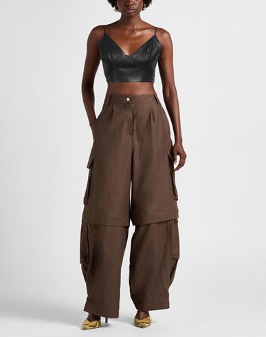 Woman Top Black Size M Polyester, Polyurethane