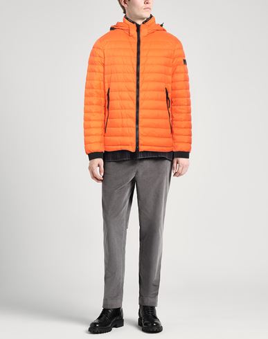 Peuterey Man Puffer Orange Size L Polyamide