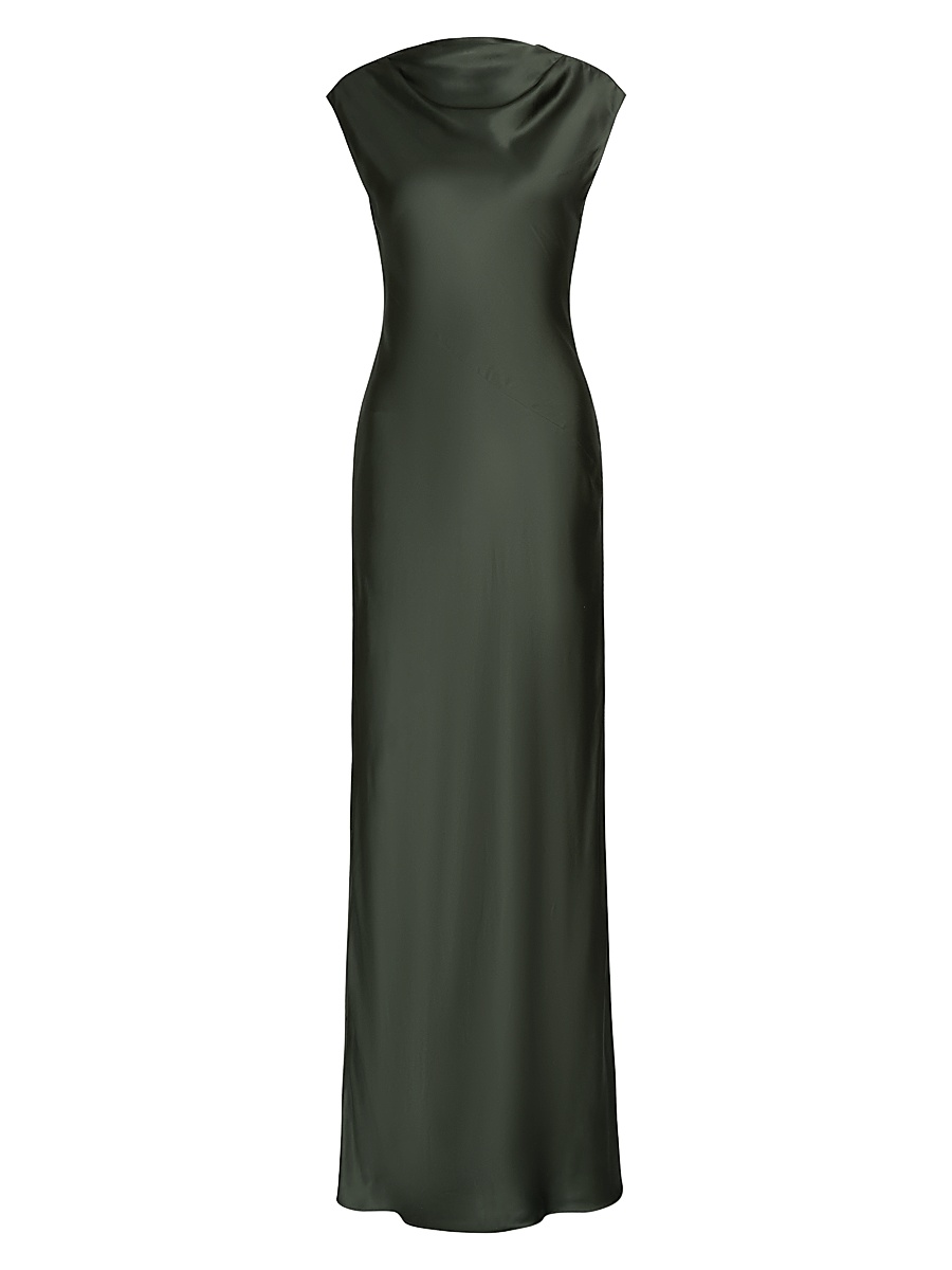 Women's Back to You Satin Maxi Dress - Duffle Bag