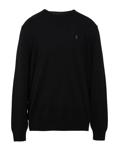 Man Sweater Black Size XXL Wool