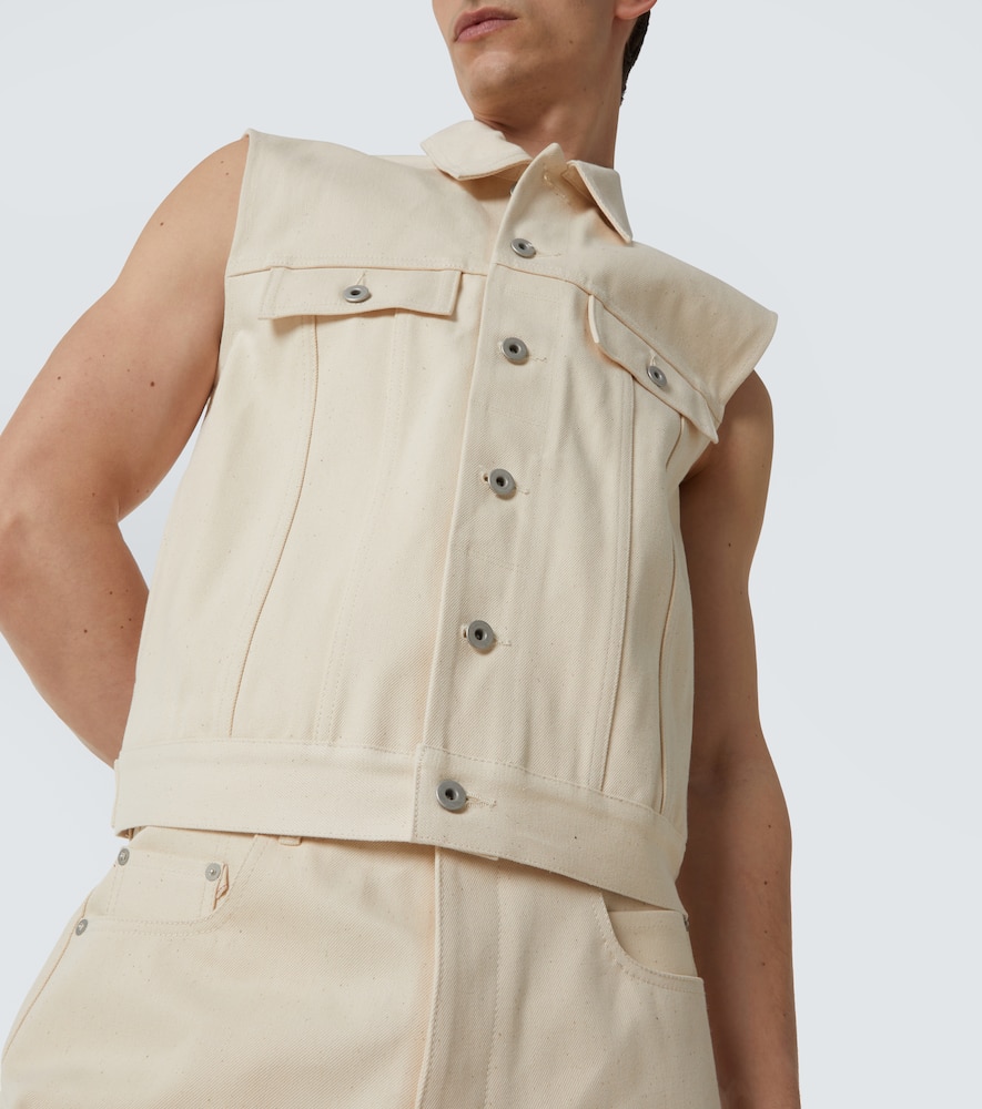 DRKSHDW denim vest