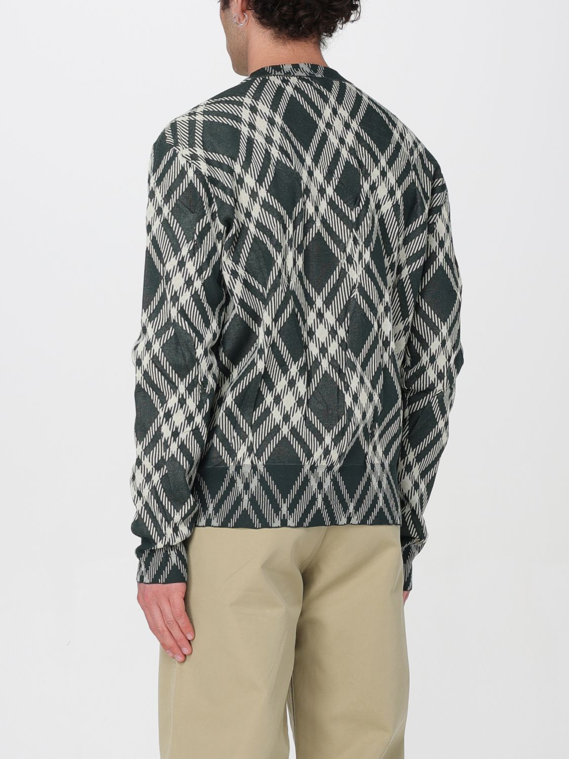 Sweater Men color Green