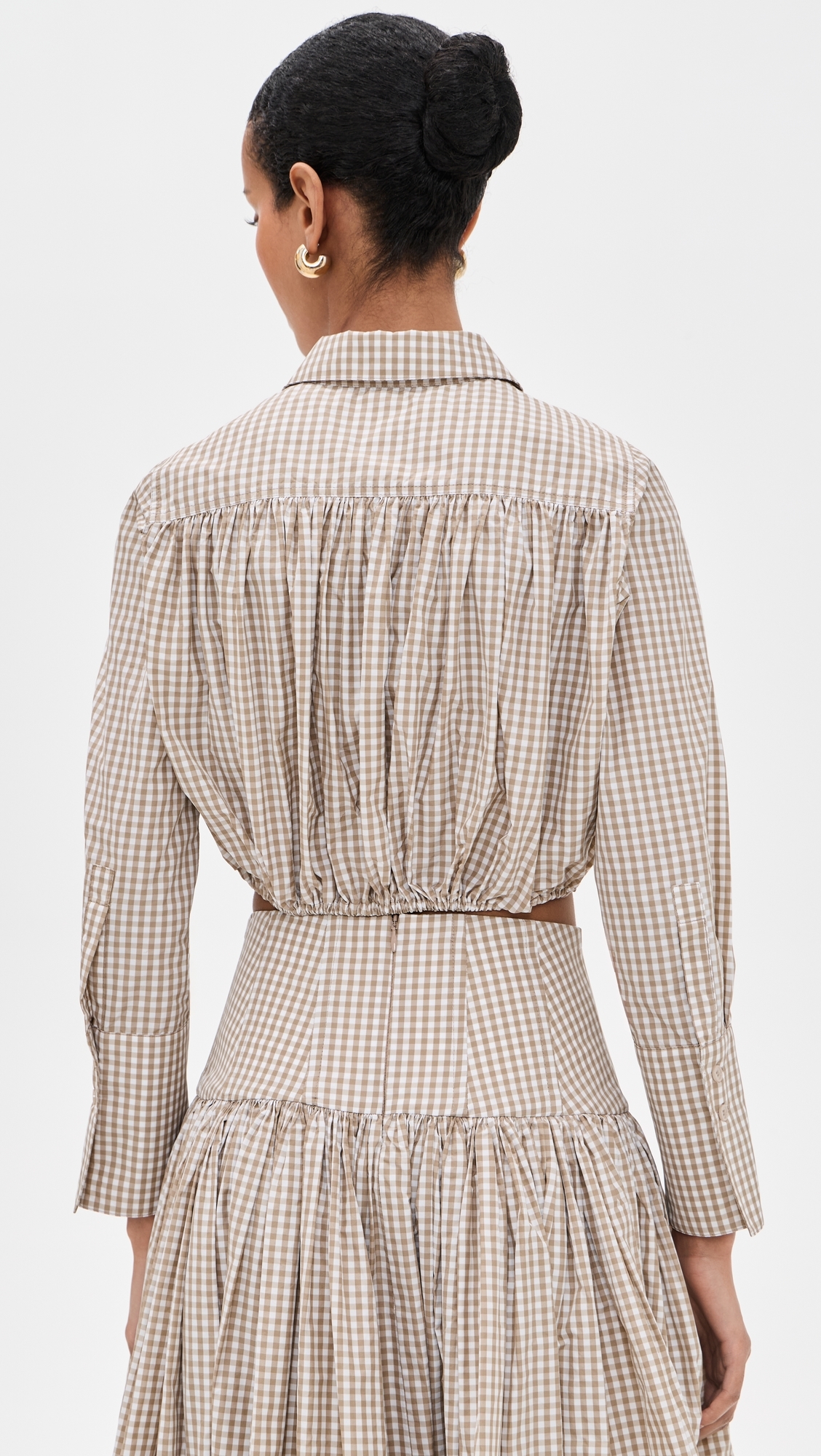 Mazi Top Tan/White