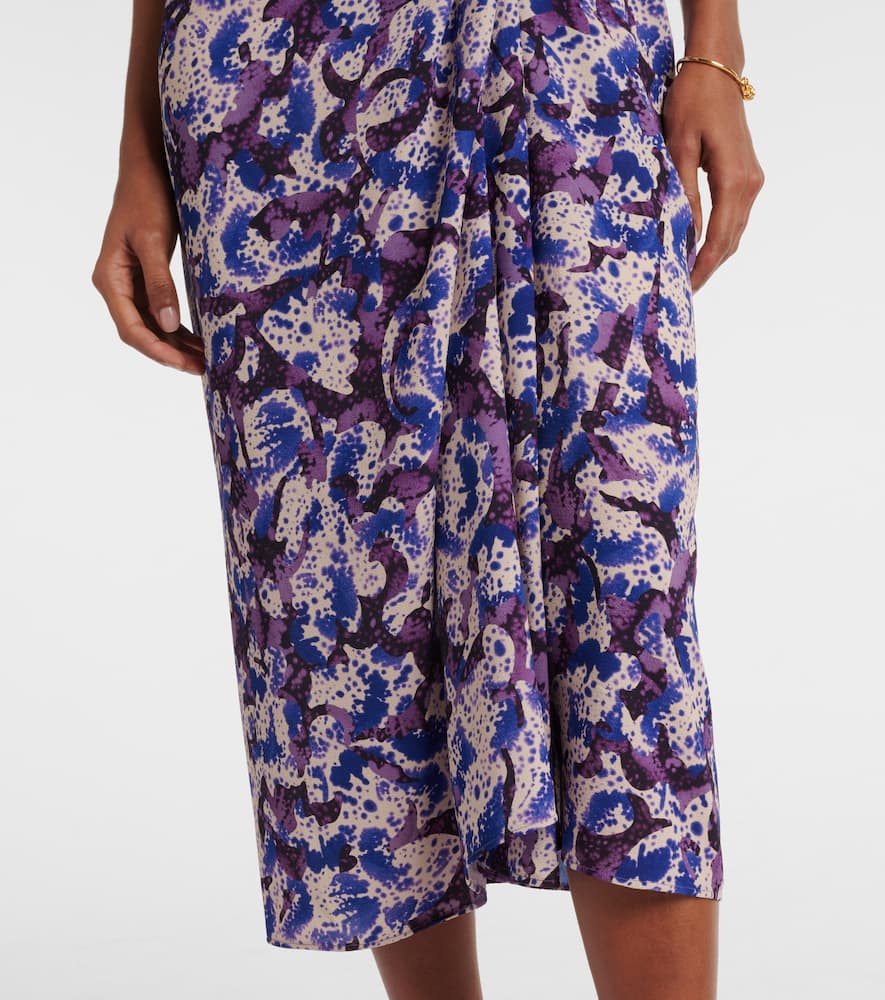 Printed midi dress