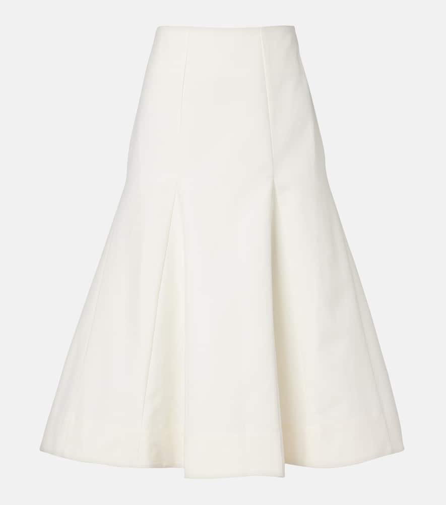 Róhe Cotton midi skirt