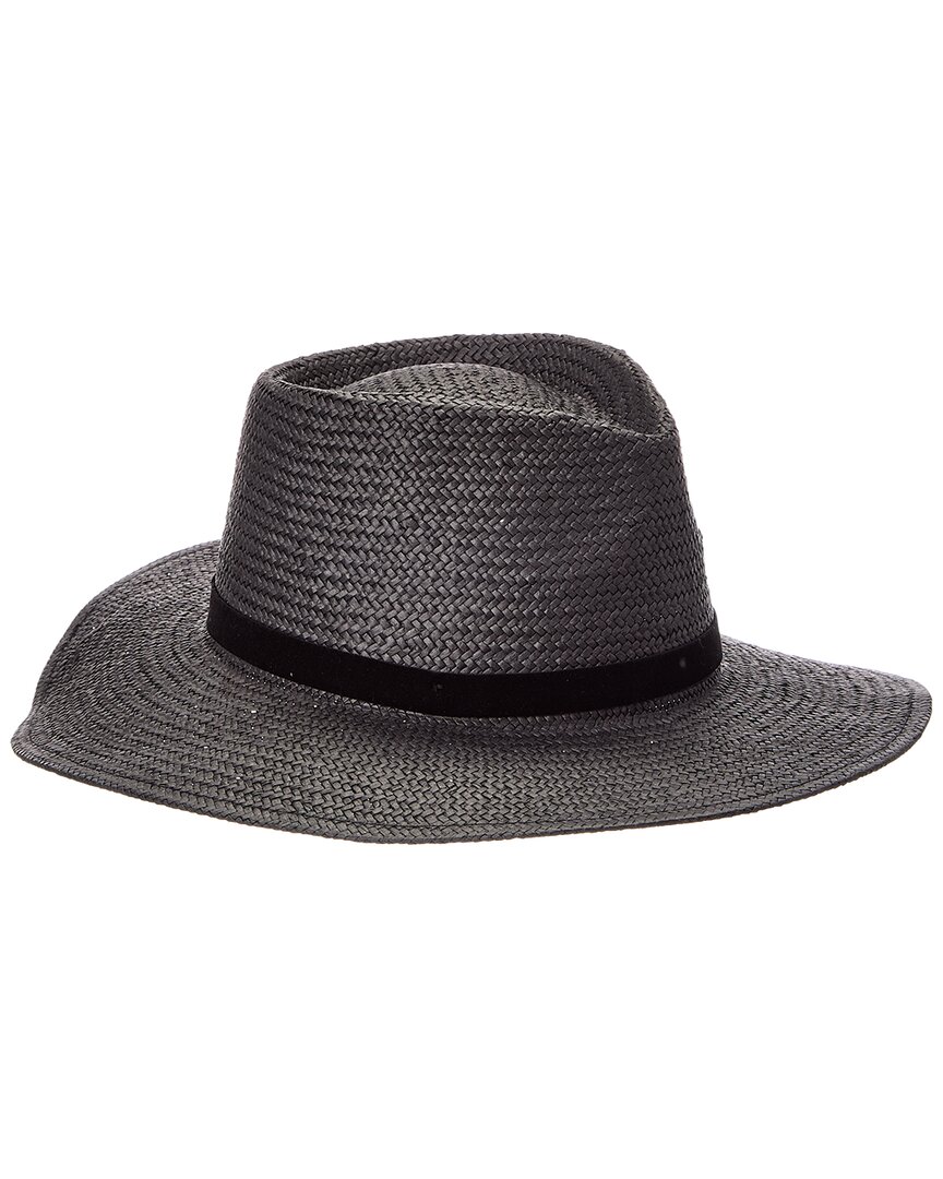 Wide Brim Straw Fedora
