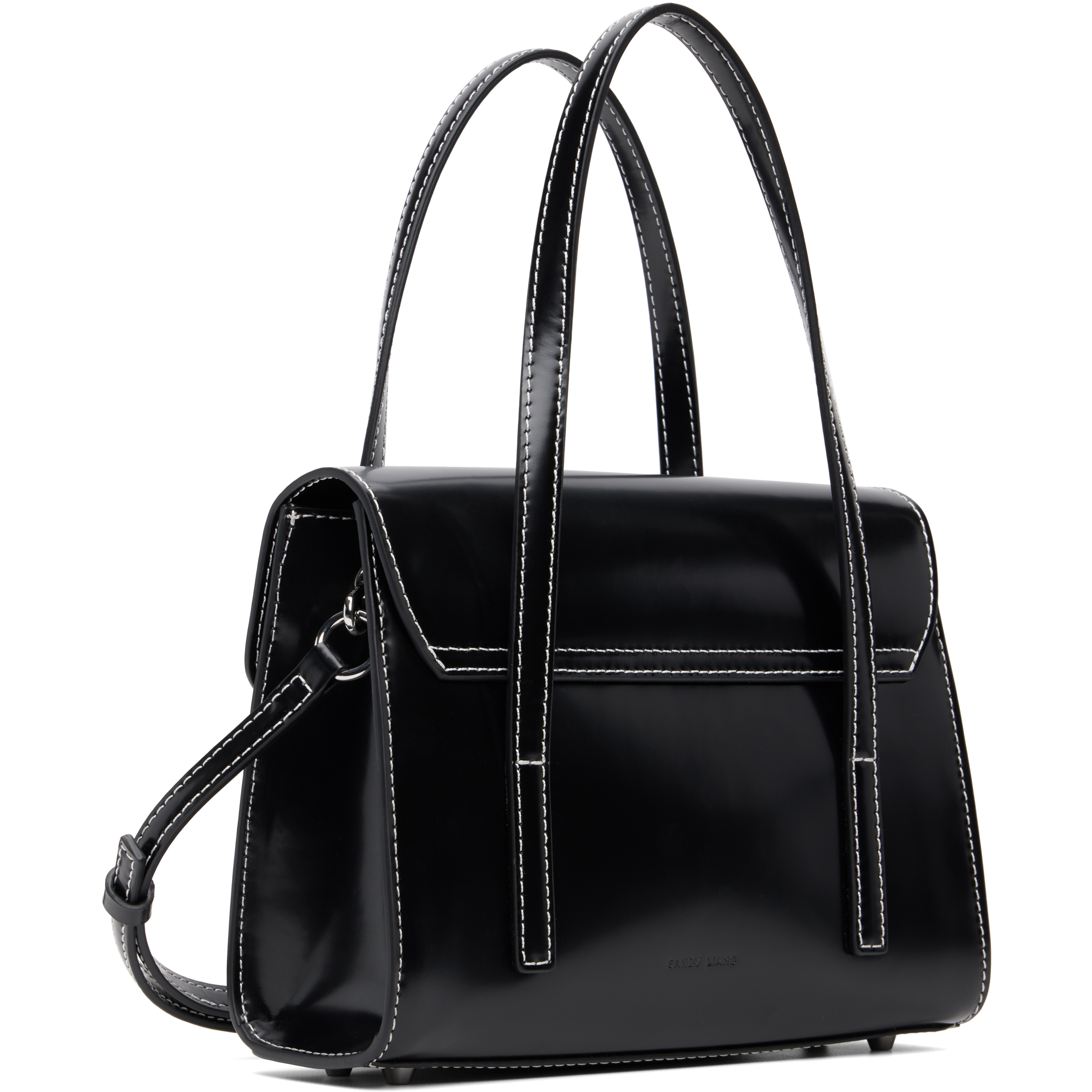 Black Mini Mum Crossbody Bag