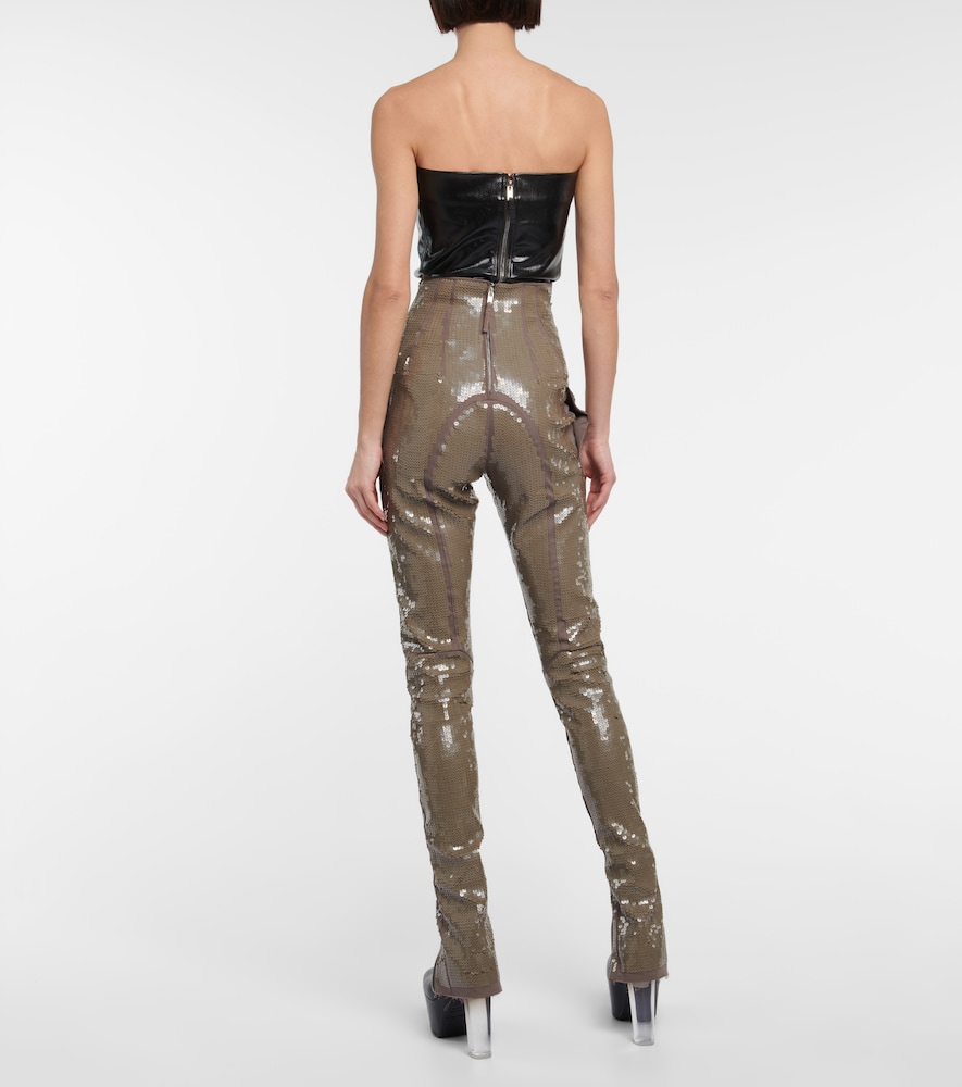 Dirt Waist sequin embellished leggings