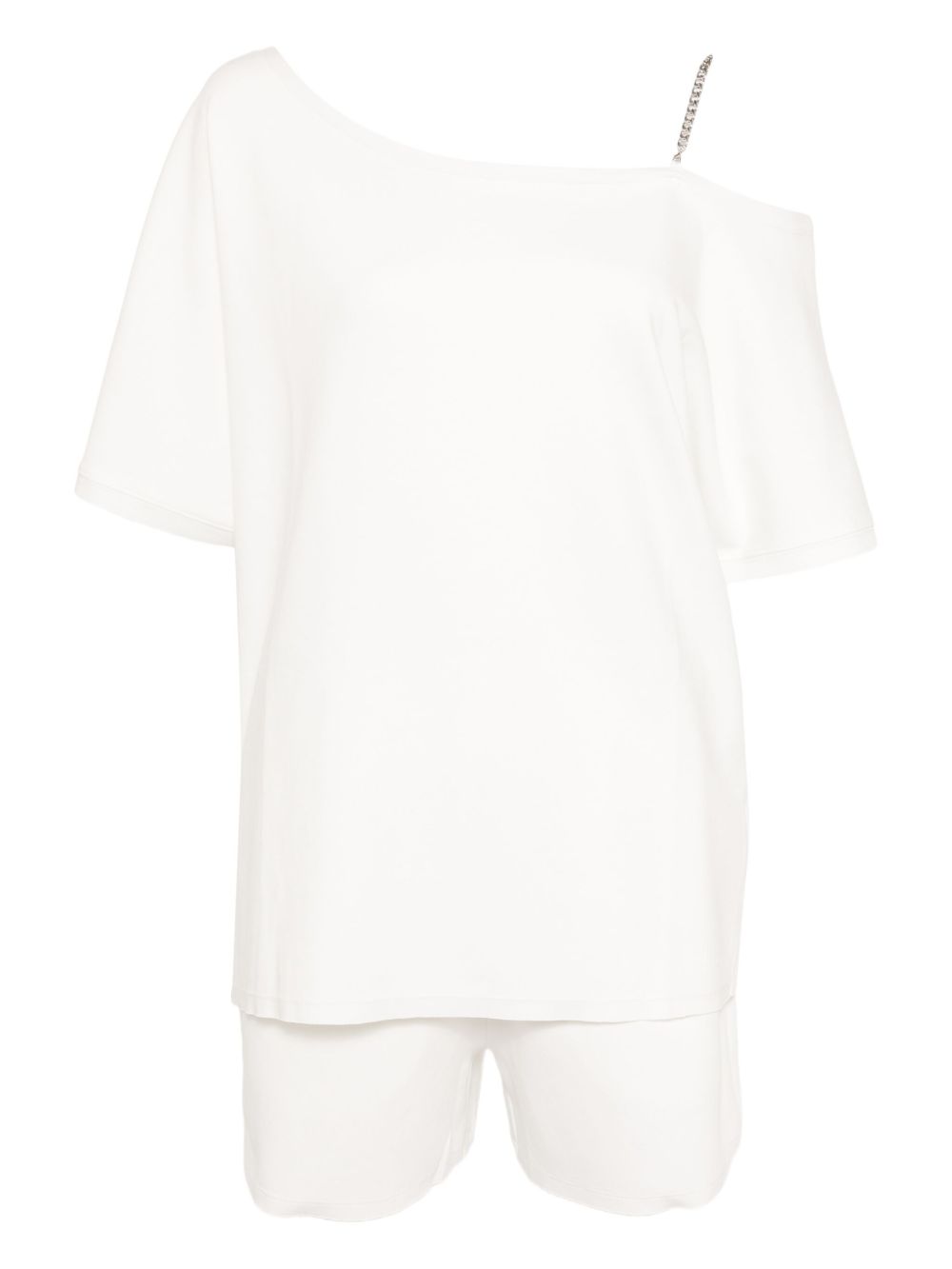 T-shirt and shorts set - White