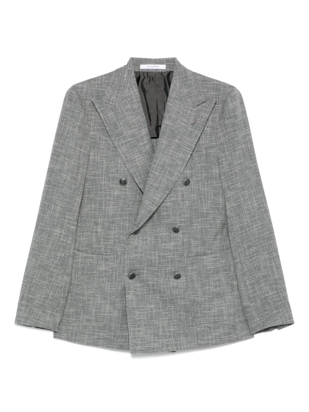 Tagliatore double-breasted blazer - Grey