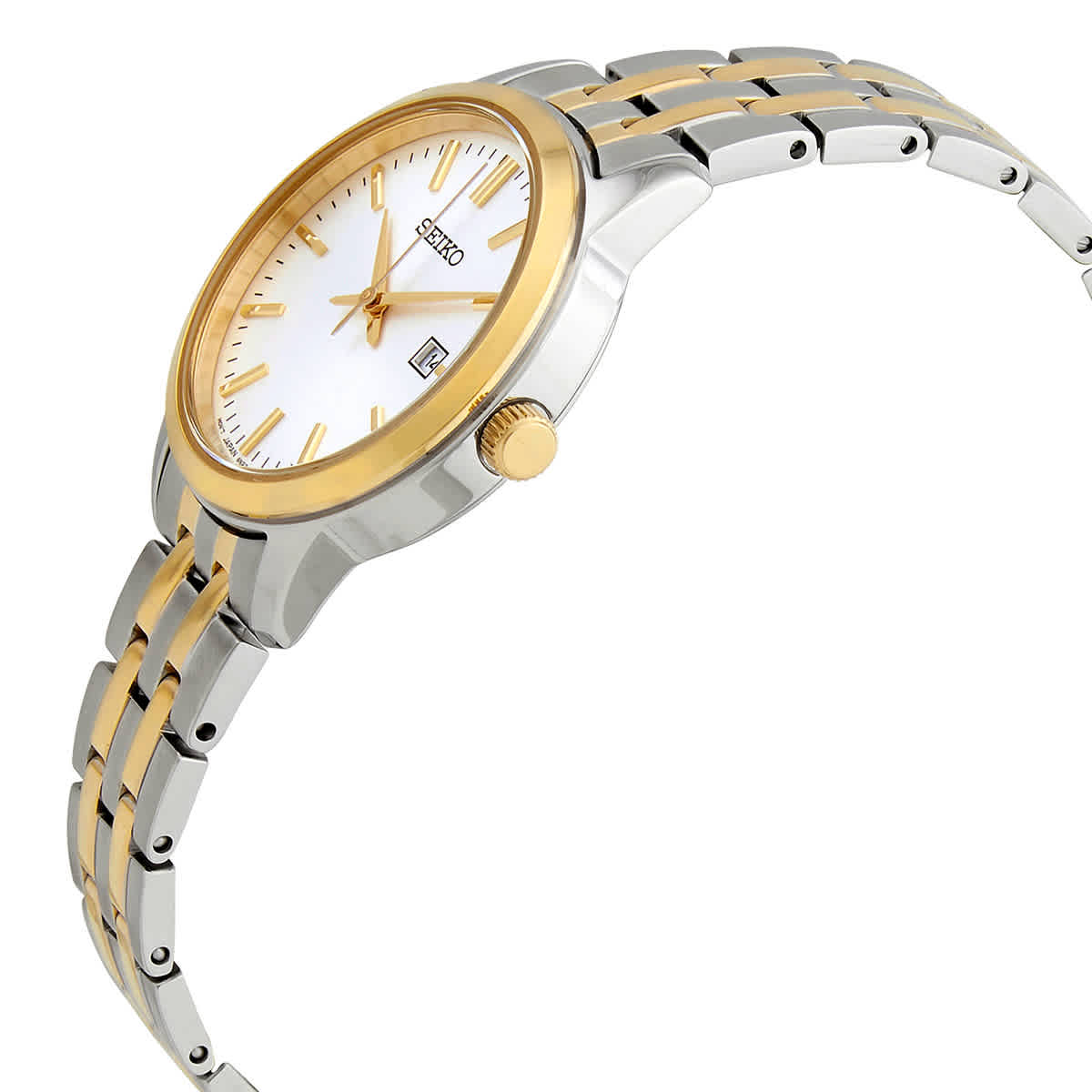 Classic Quartz White Dial Two-tone Ladies Watch SUR410