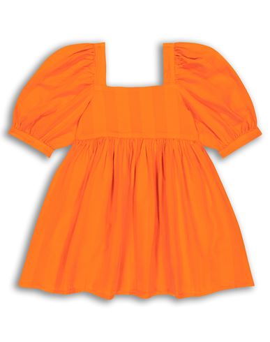 Kid Girl Kids' dress Orange Size 10 Cotton