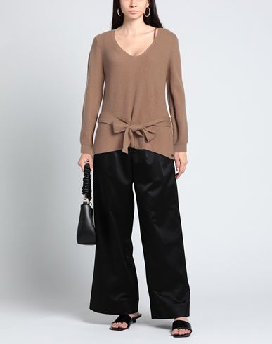 Woman Sweater Camel Size L Viscose, Wool, Polyamide, Cashmere