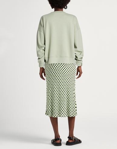 Woman Sweatshirt Light green Size L Polyester, Modal, Elastane