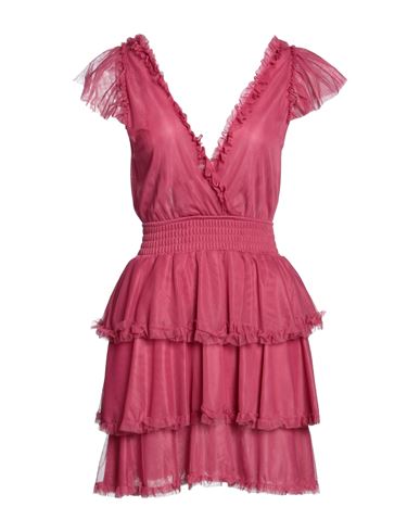 Soallure Woman Mini dress Mauve Size 6 Polyamide