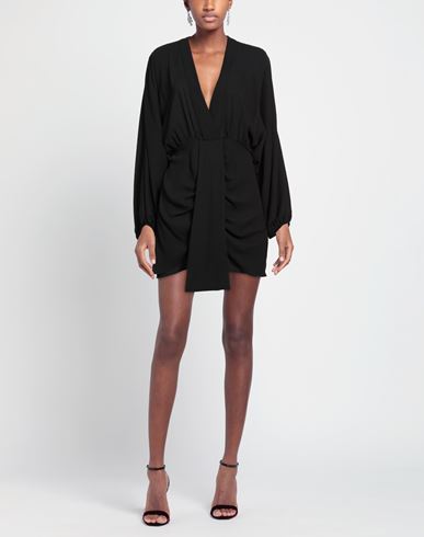 Woman Mini dress Black Size S Polyester