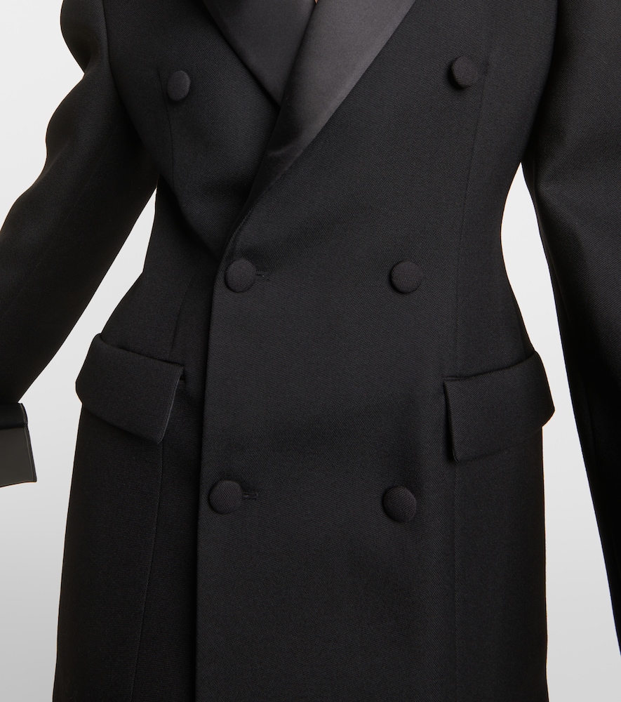Wool blazer minidress