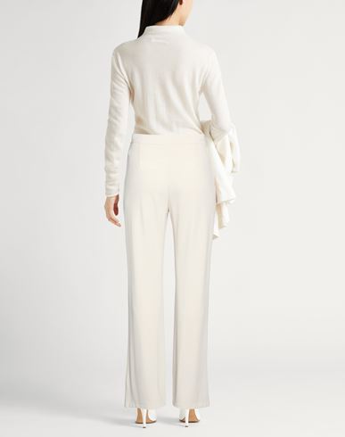 Woman Pants Off white Size M Viscose, Elastane