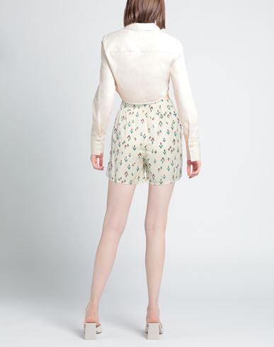 Woman Shorts & Bermuda Shorts Pastel yellow Size XS Cotton