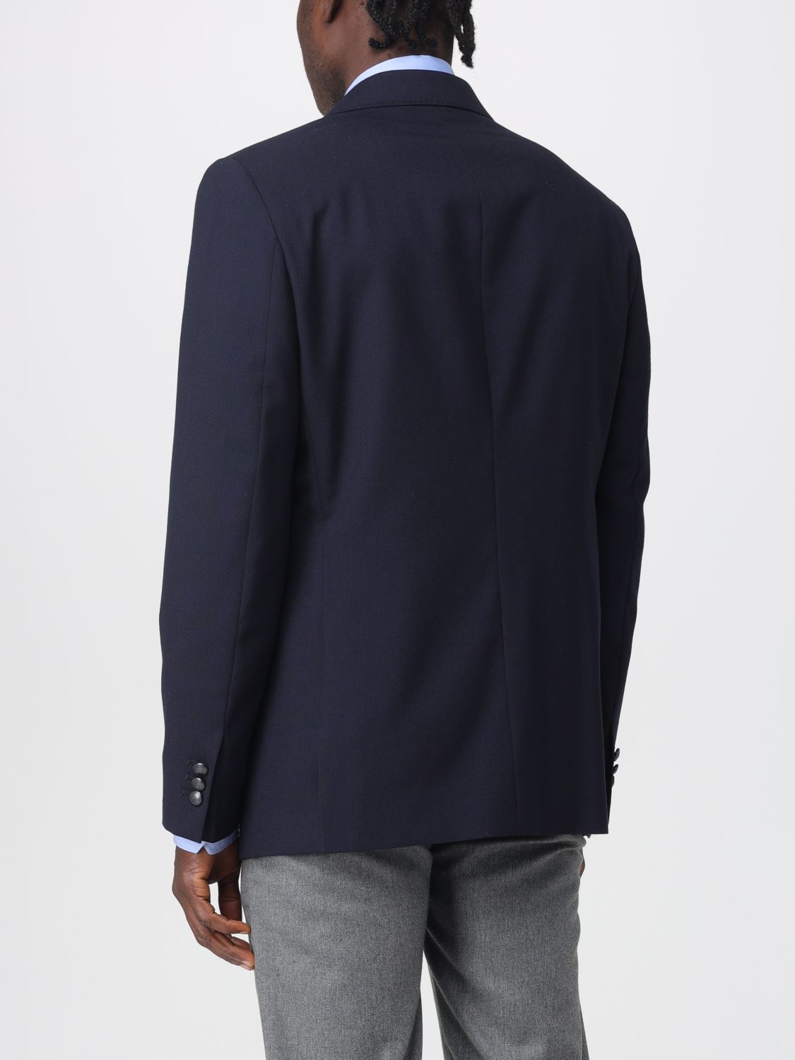Blazer Men color Denim