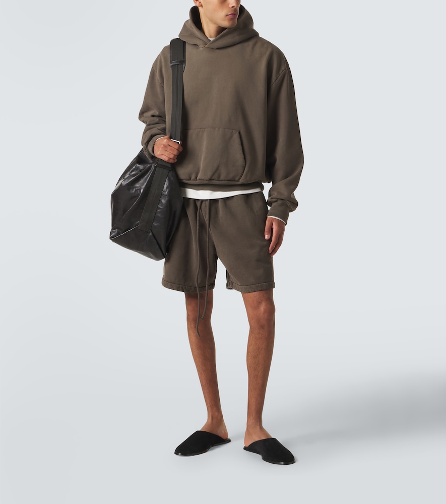 Cotton jersey hoodie