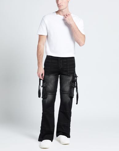 Man Denim pants Black