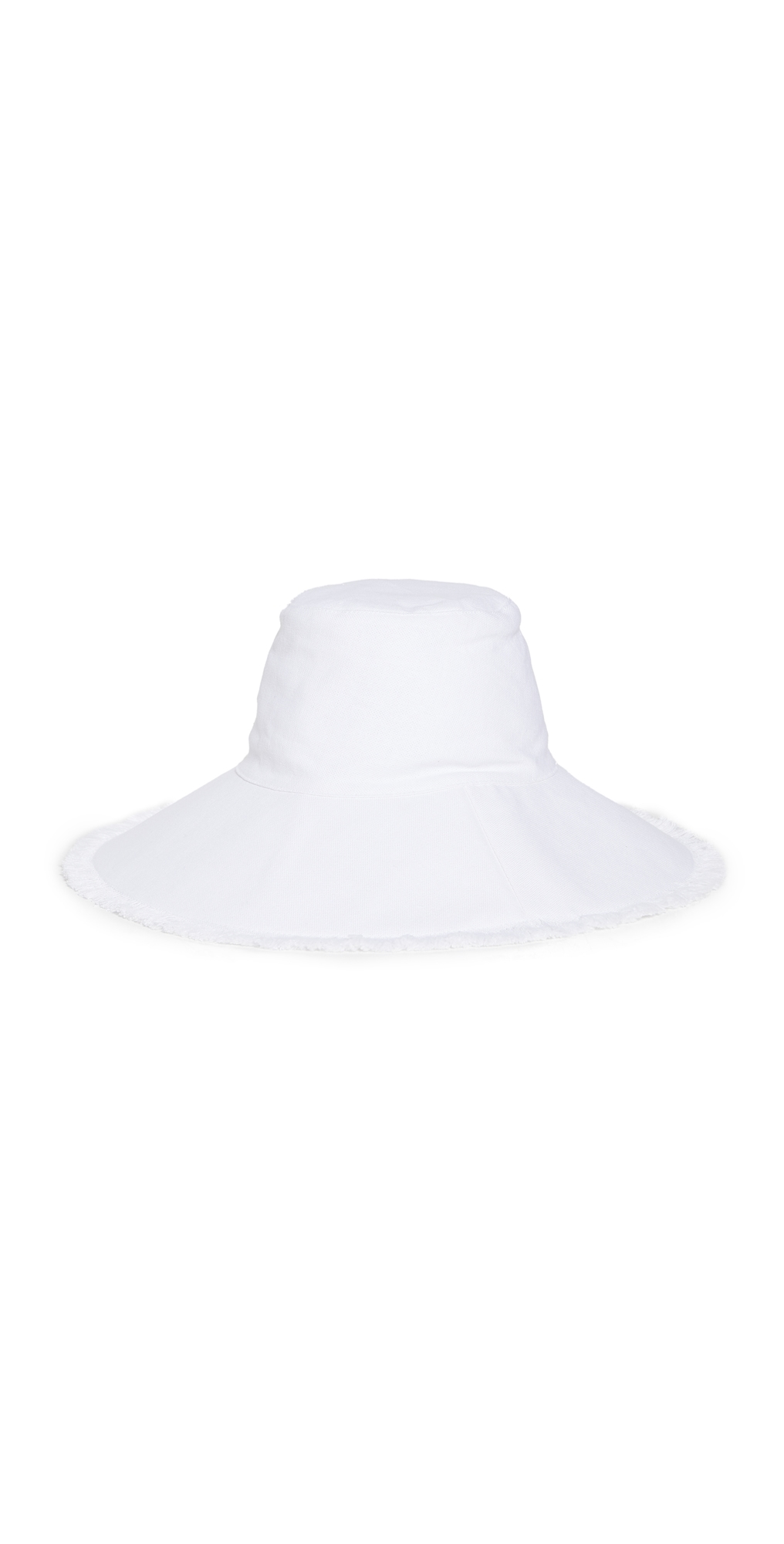 Canvas Packable Hat Solid White One Size