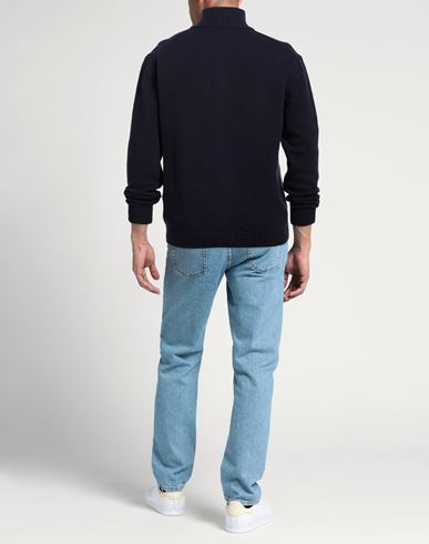 Man Cardigan Navy Size S Wool, Polyamide