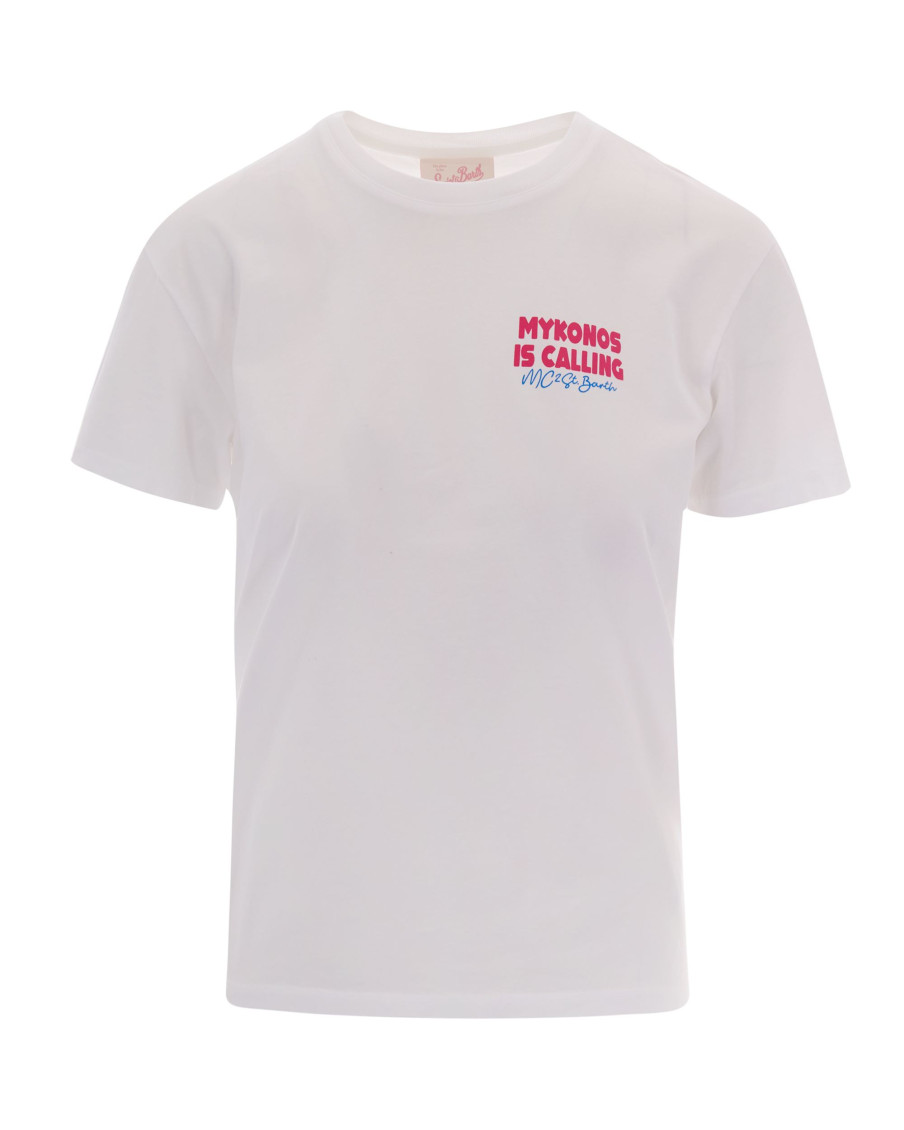 White Graphic Crew Neck T-Shirt
