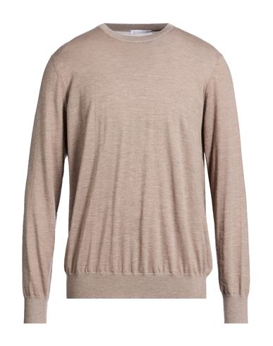 Man Sweater Taupe Size L Cashmere