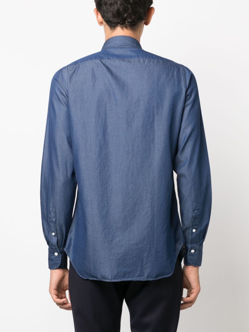 Blue Blue Regular Fit Denim Shirt