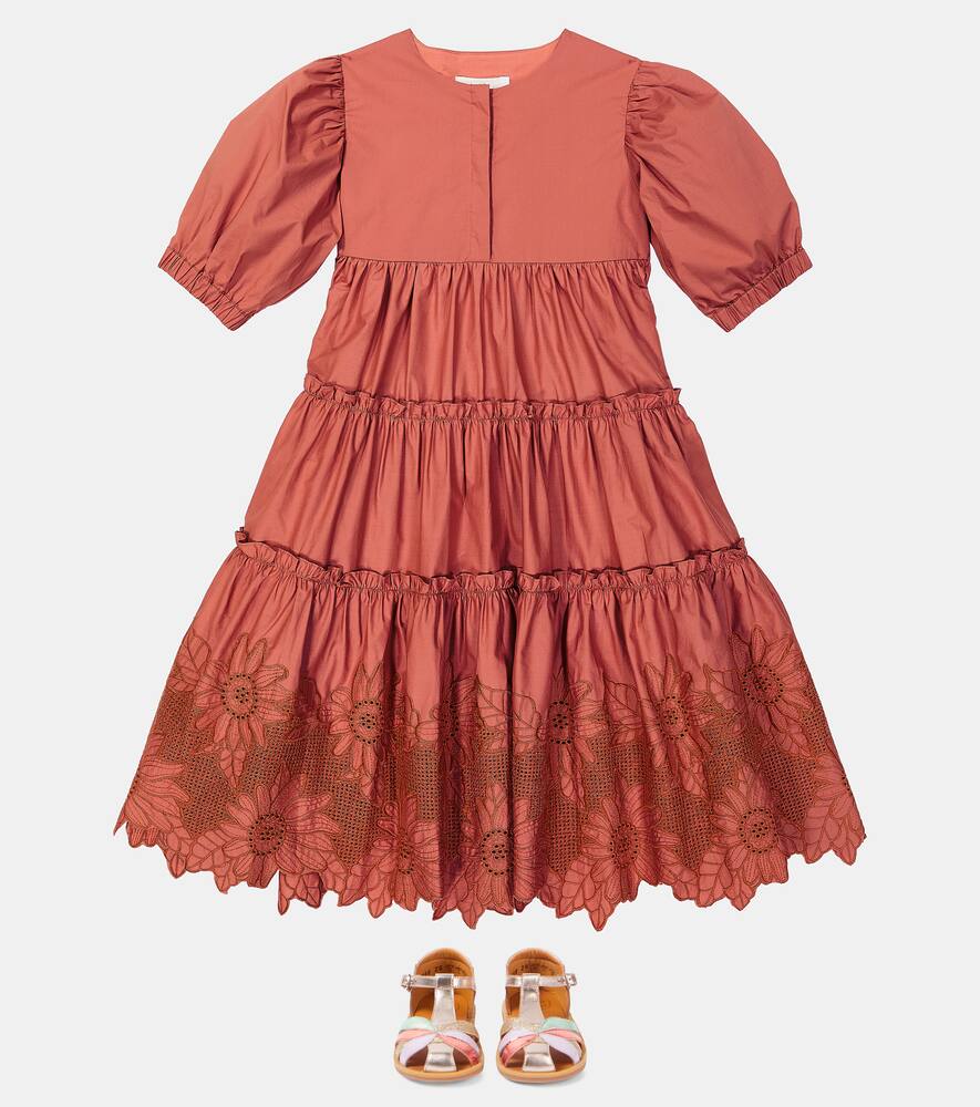 C'era Una Volta Christina embroidered cotton dress