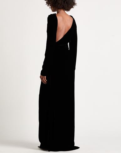 Woman Maxi dress Black Size 2 Viscose, Cupro, Acetate, Silk