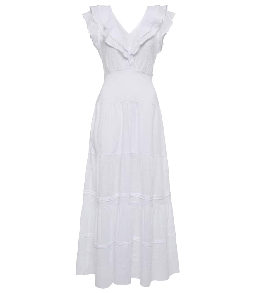Della cotton midi dress