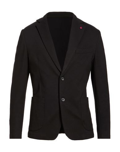 Man Blazer Black Size 40 Viscose, Polyamide, Elastane