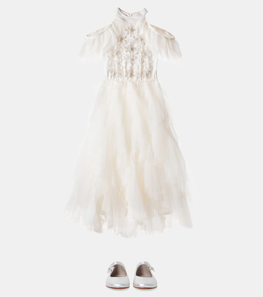 Venus embellished tulle dress