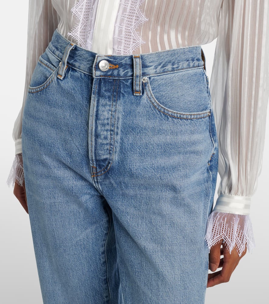 The Vertical Crop straight jeans