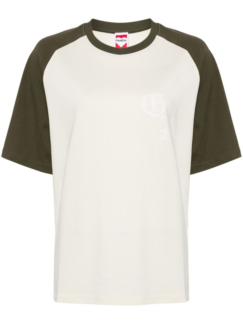 Logo-printed cotton T-shirt - Neutrals
