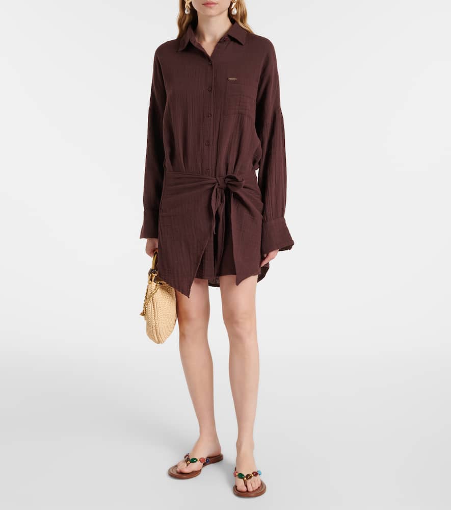 Sara cotton shirt dress