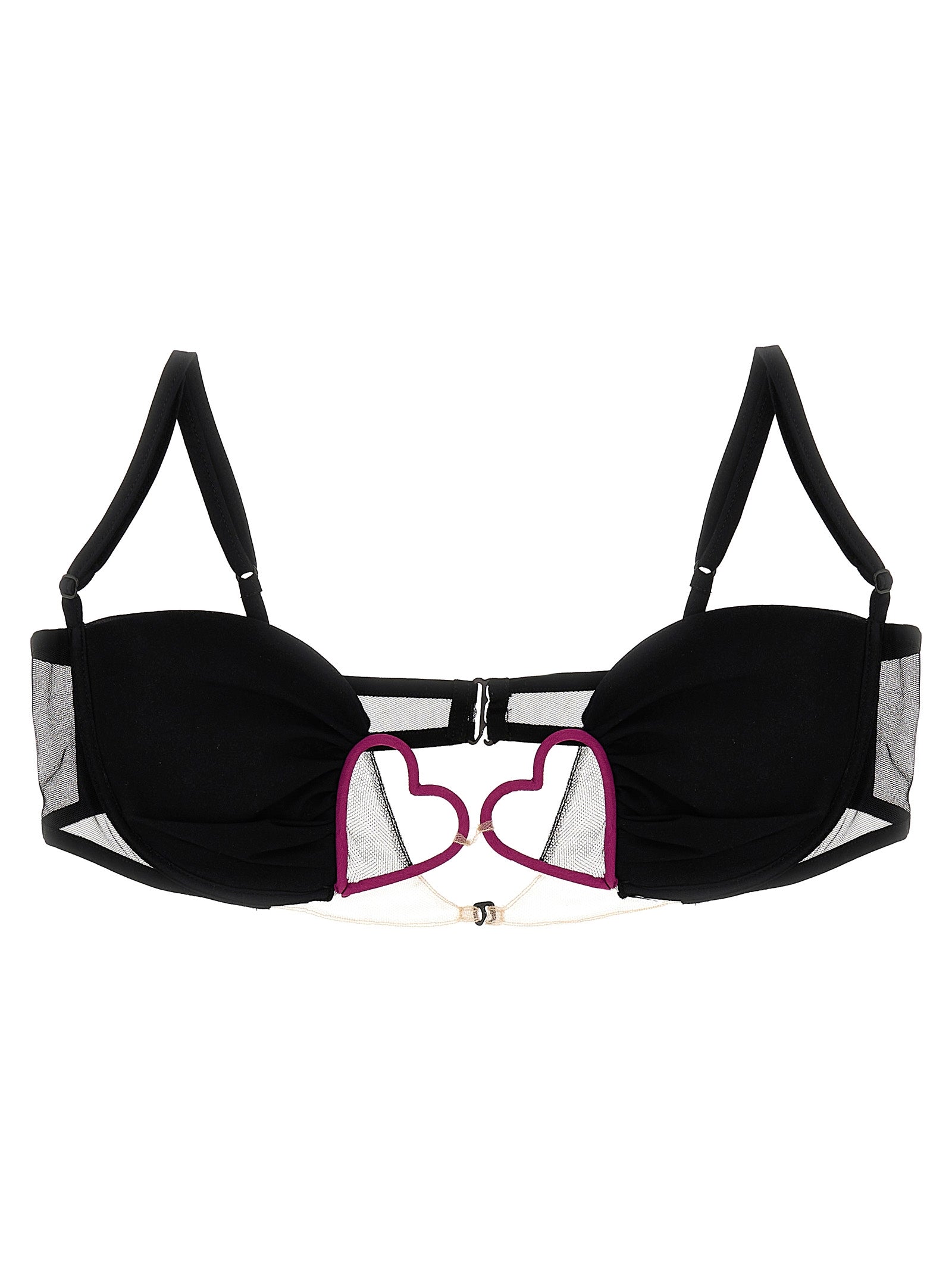 Heart Bra — Black