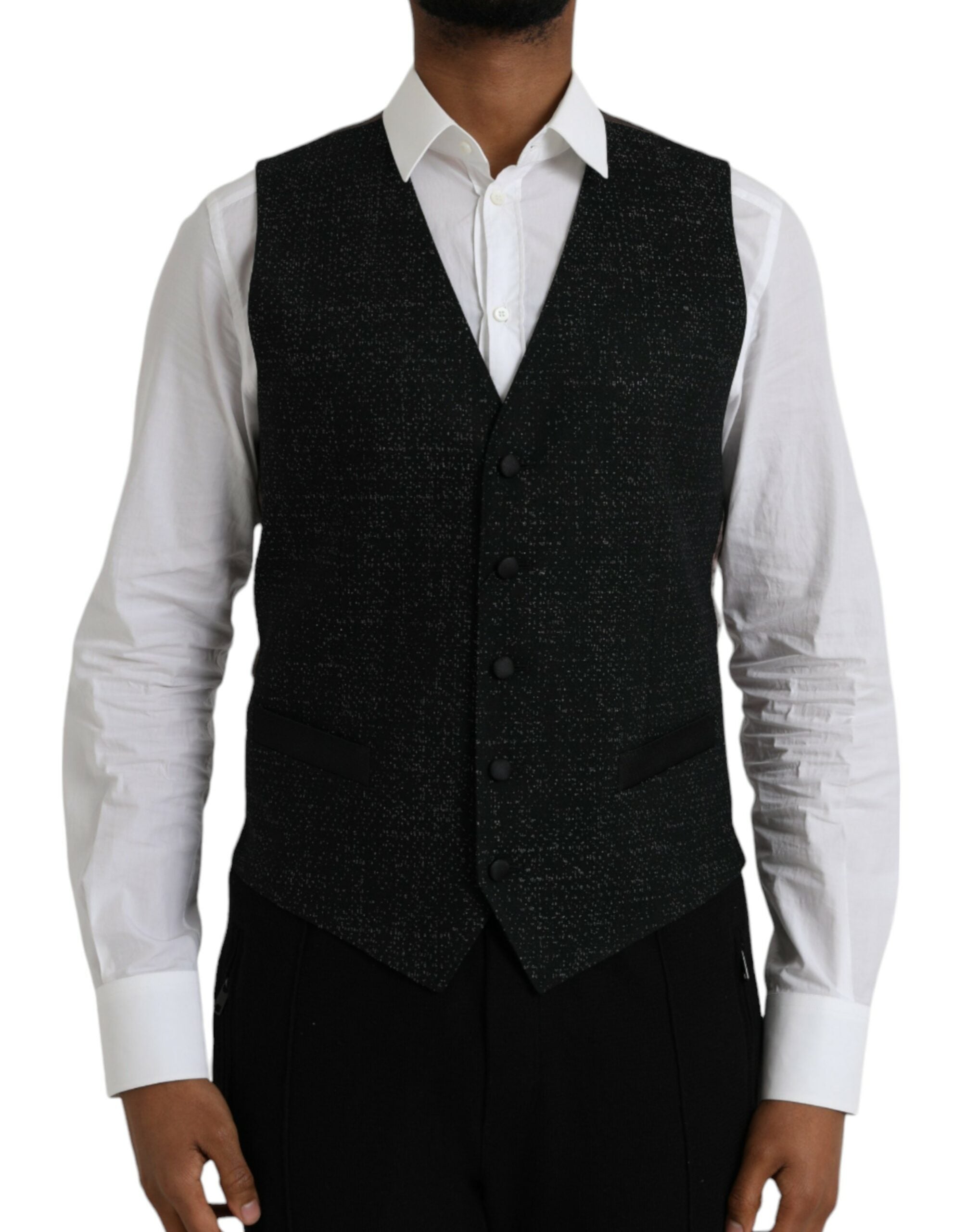 Silk Vest — Black