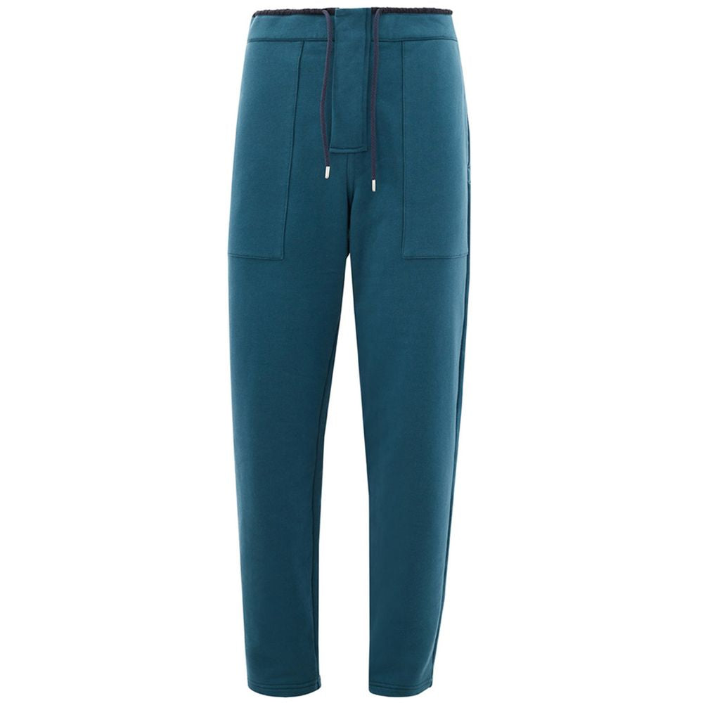 Technical Cotton Joggers — Blue