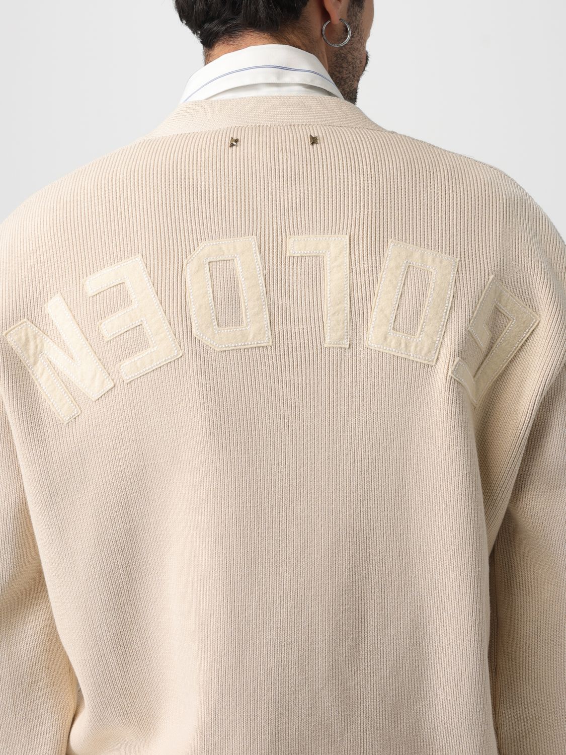 Cardigan Men color Beige